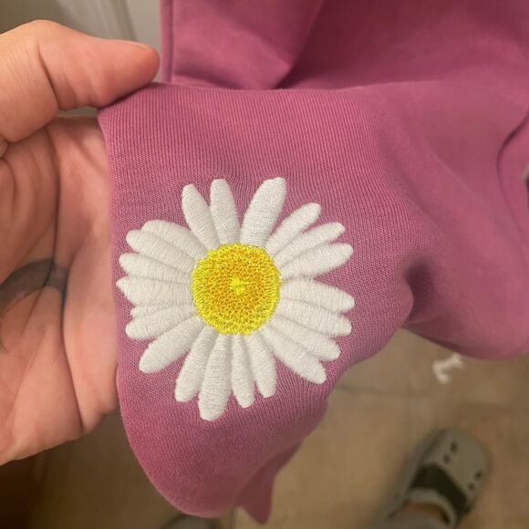 Nike Bordeaux Purple Flower Jogger Sweatpants Size XL - Picture 5 of 8